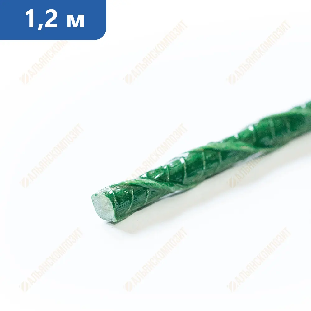 Колышки зеленые для подвязки растений 1,2 м